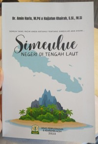 Image of Simeulue: Negeri di Tengah Laut